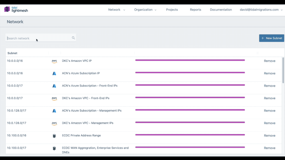 LightMesh Network Search Screenshot LightMesh Network Search