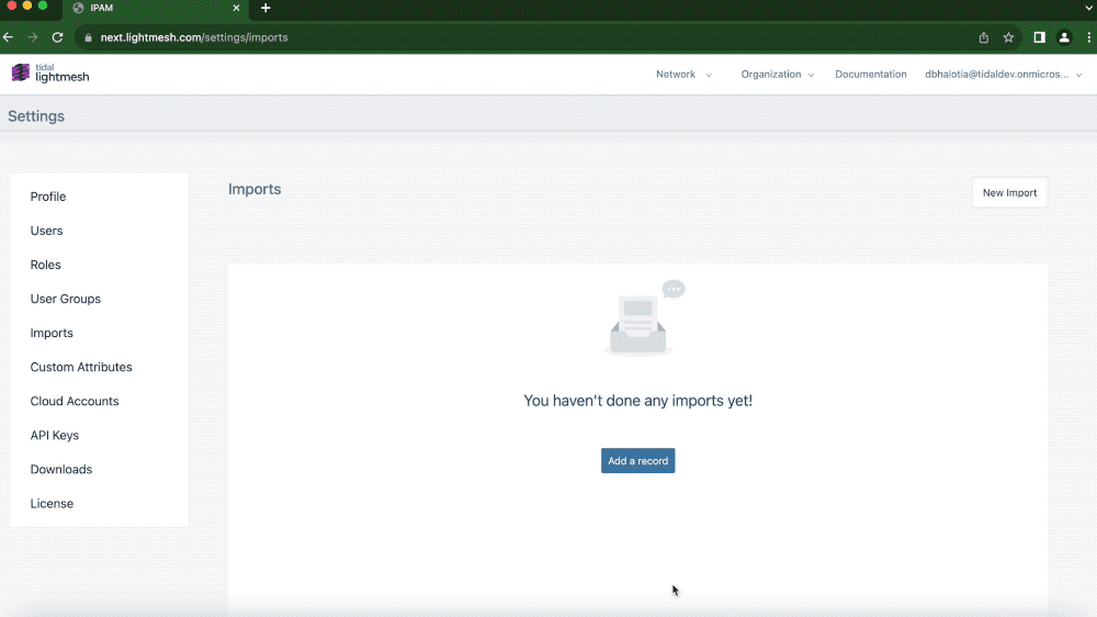 LightMesh Subnet Importer Screenshot LightMesh Subnet Importer